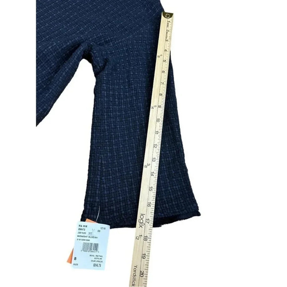 Marella Tweed Hooded Pullover Jacket Midnight Blue - Picture 10 of 16